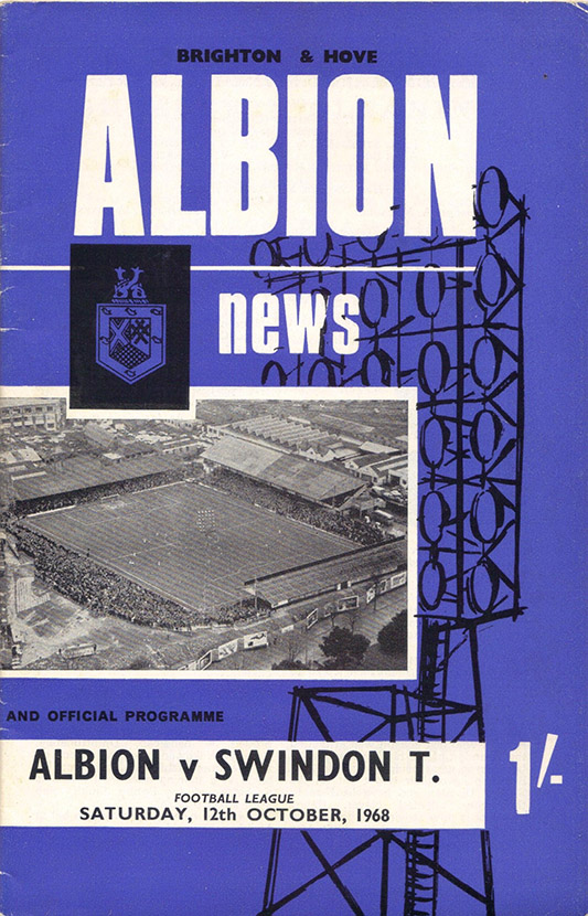 <b>Saturday, October 12, 1968</b><br />vs. Brighton and Hove Albion (Away)